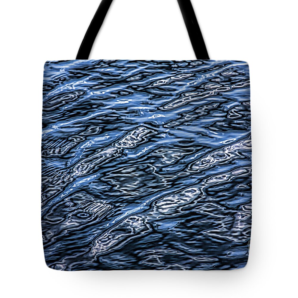 Water Tote Bag featuring the photograph Water pattern by Casper Cammeraat