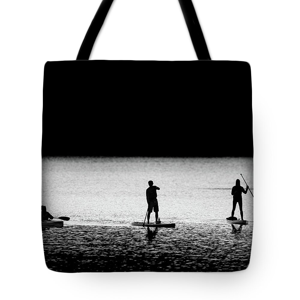 Johnson County Tote Bag featuring the photograph Water Sports by Jeff Phillippi