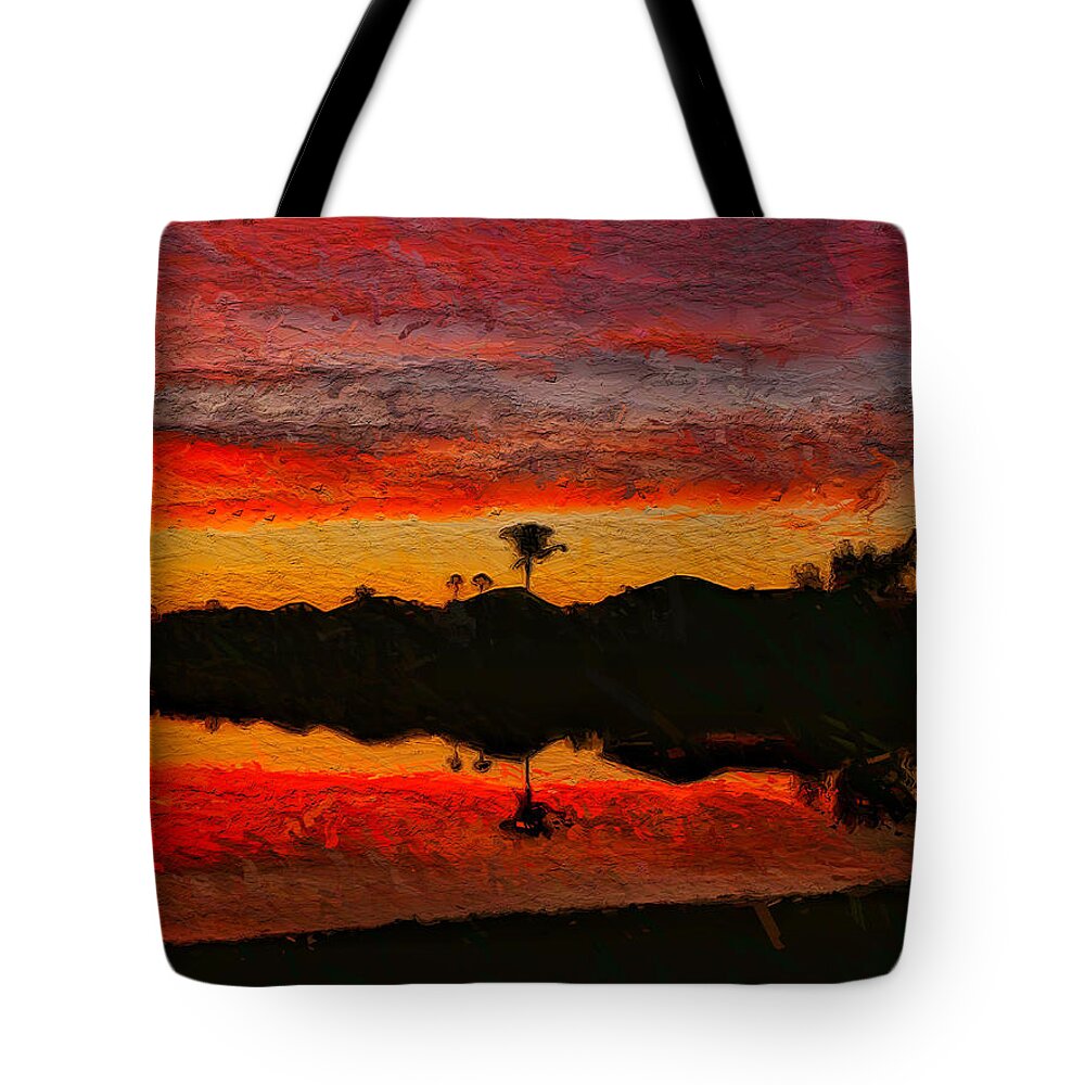 Alligators Tote Bag featuring the photograph Winter Sunrise I by Kathi Isserman