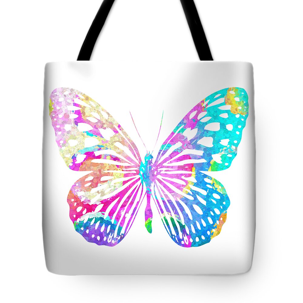 Butterfly Tote Bag featuring the painting Watercolor Butterfly by Zuzi 's