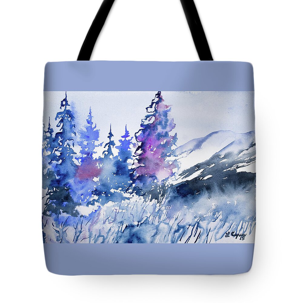 Winter Canvas Tote Bag