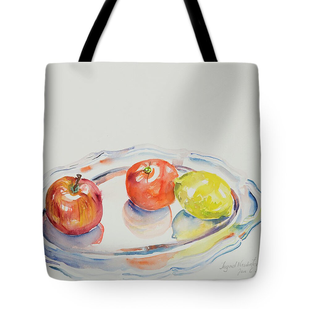 Still Life Tote Bag featuring the painting Watercolor Series 191 by Ingrid Dohm