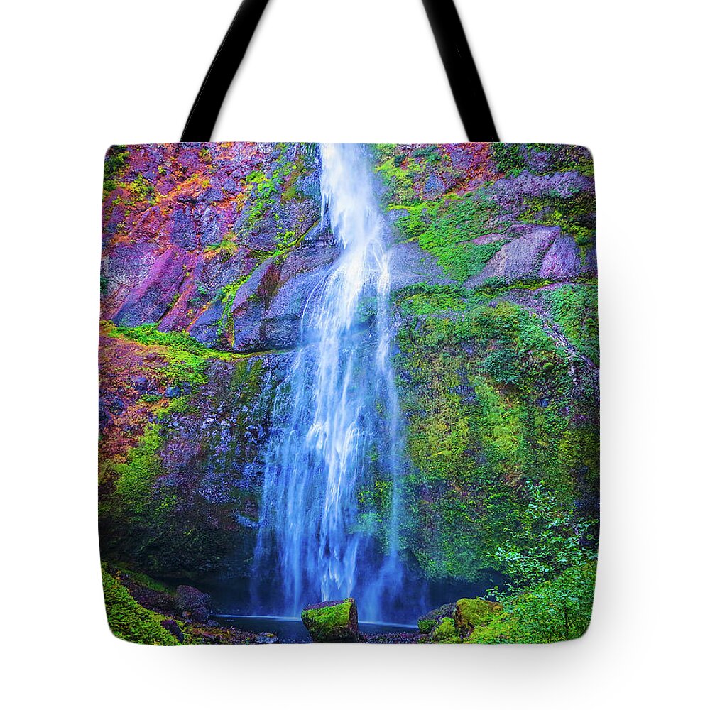 Waterfall Tote Bag featuring the photograph Waterfall 3 by Jason Brooks