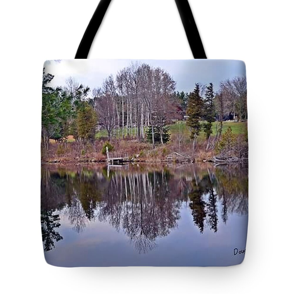 Landscape Tote Bag featuring the photograph Waterford Ponds by Douglas R. Witt by Joyce Jenner