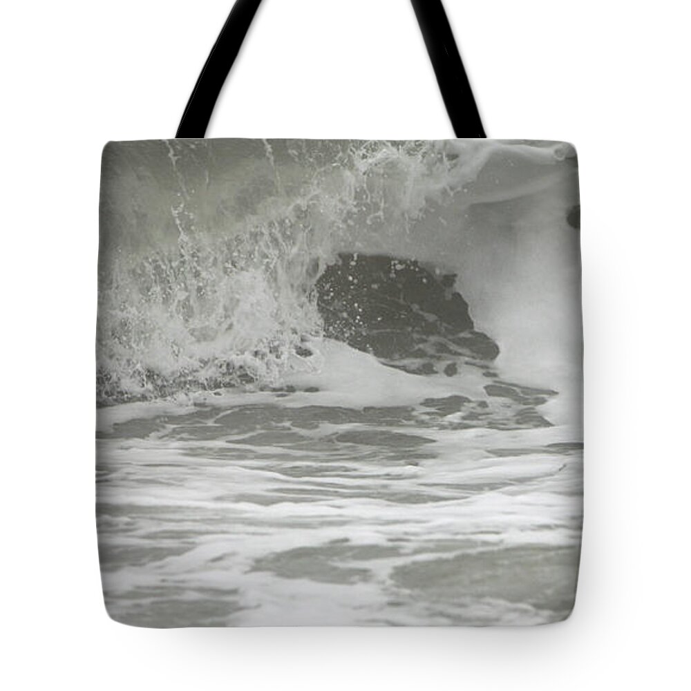 Ocean Tote Bag featuring the photograph Wave Dropping by Captain Debbie Ritter
