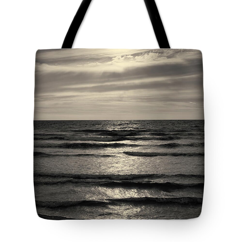 Buzzards Bay Tote Bag featuring the photograph Wave Upon Wave Westport MA I Toned by David Gordon