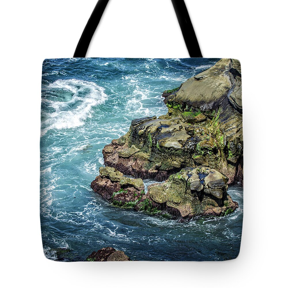 Ocean Tote Bag featuring the photograph Waves of Blue by Scott Read