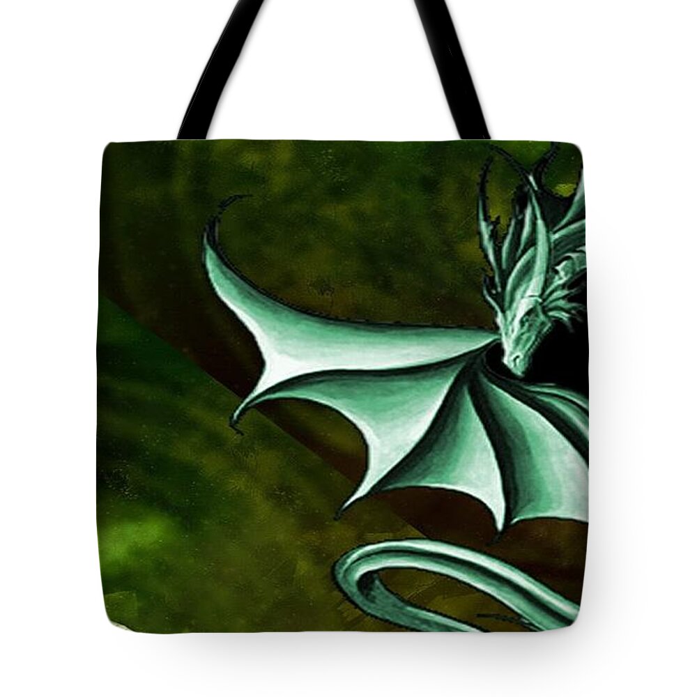 Weapon Tote Bag featuring the digital art Weapon by Maye Loeser