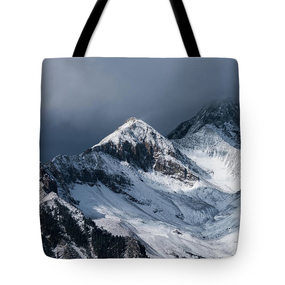 Mountains Tote Bag featuring the photograph Weather in the San Juans by Jody Partin