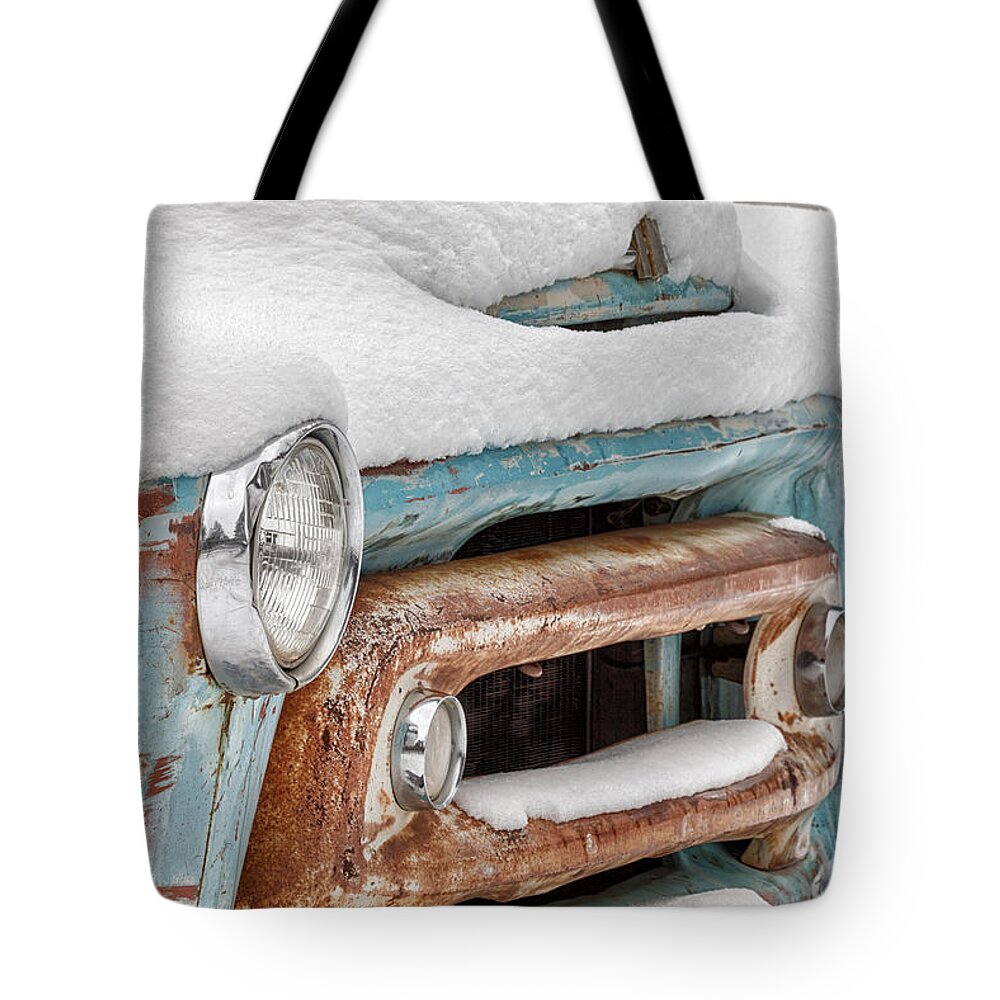 Truck Tote Bag featuring the photograph Weathering The Storm Close-up by Denise Bush