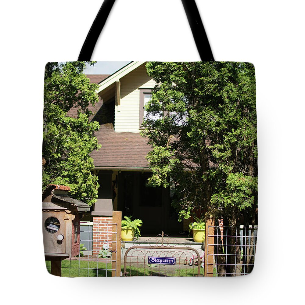 Library Tote Bag featuring the photograph Wee Library by Tom Cochran