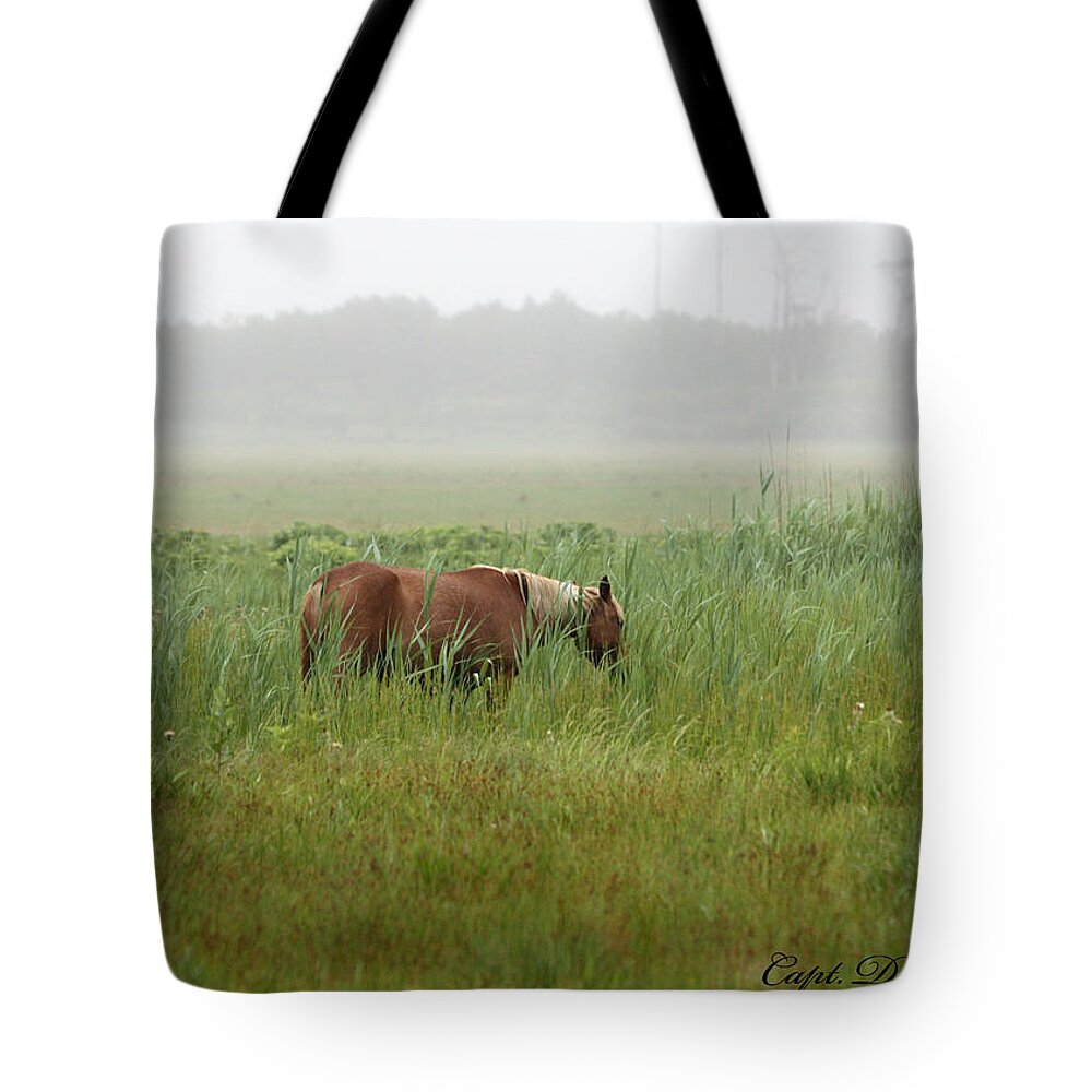 Wild Horse Tote Bag featuring the photograph Weed by Captain Debbie Ritter