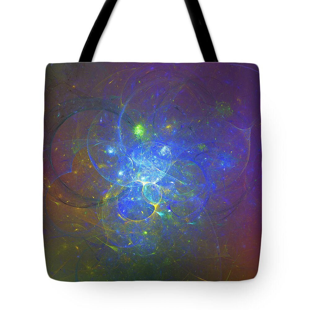 Art Tote Bag featuring the digital art Weird Tales by Jeff Iverson