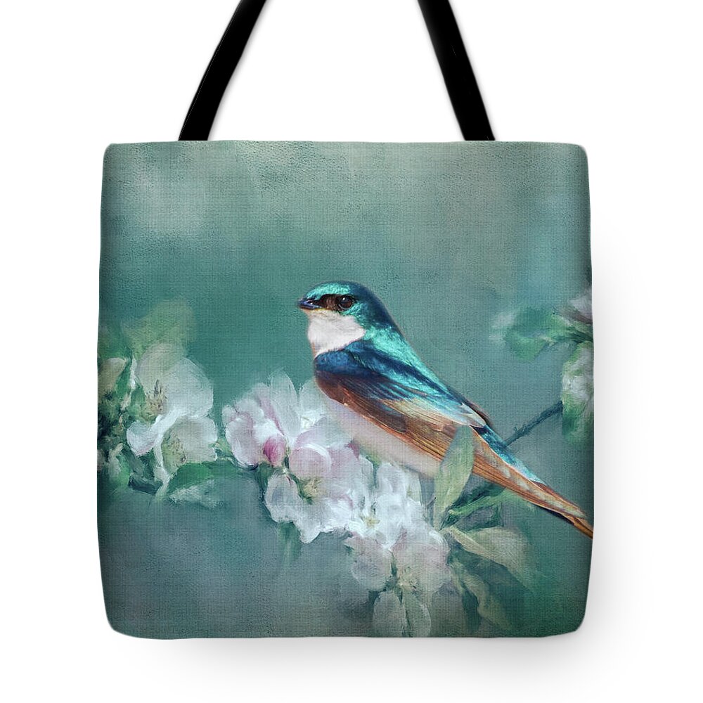Spring Tote Bag featuring the photograph Welcome Spring by Cathy Kovarik