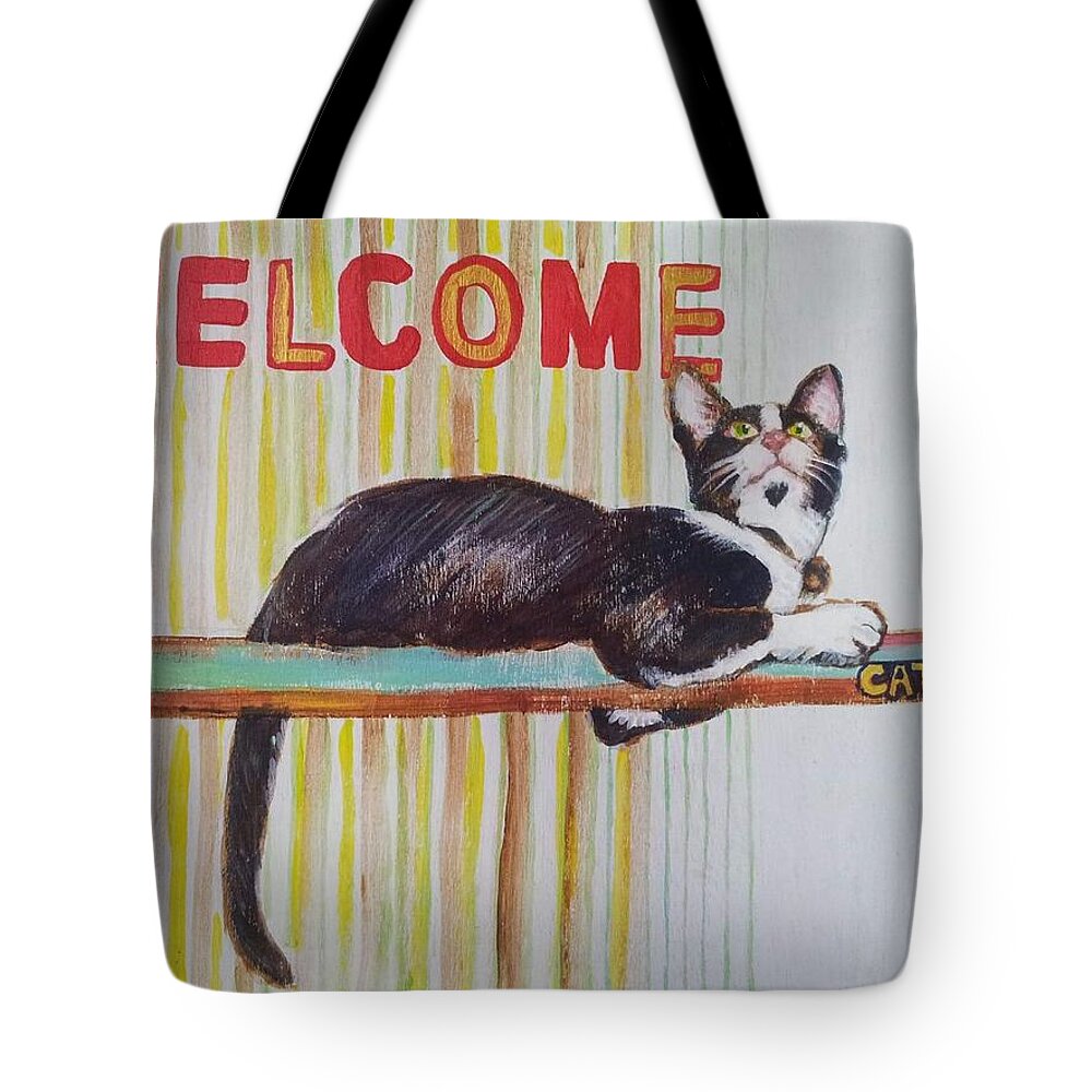 Gatchee Tote Bag featuring the photograph Welcome by Sukalya Chearanantana