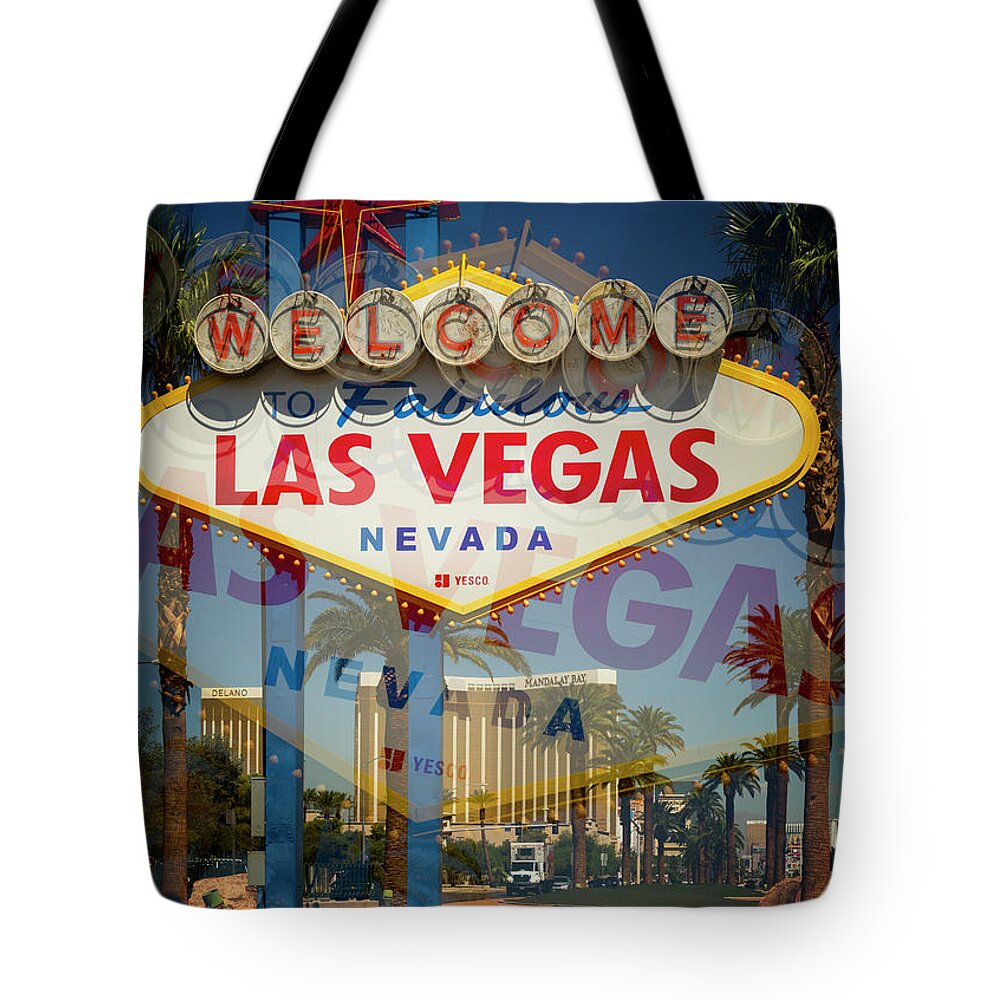Las Tote Bag featuring the photograph Welcome To Vegas XIII by Ricky Barnard