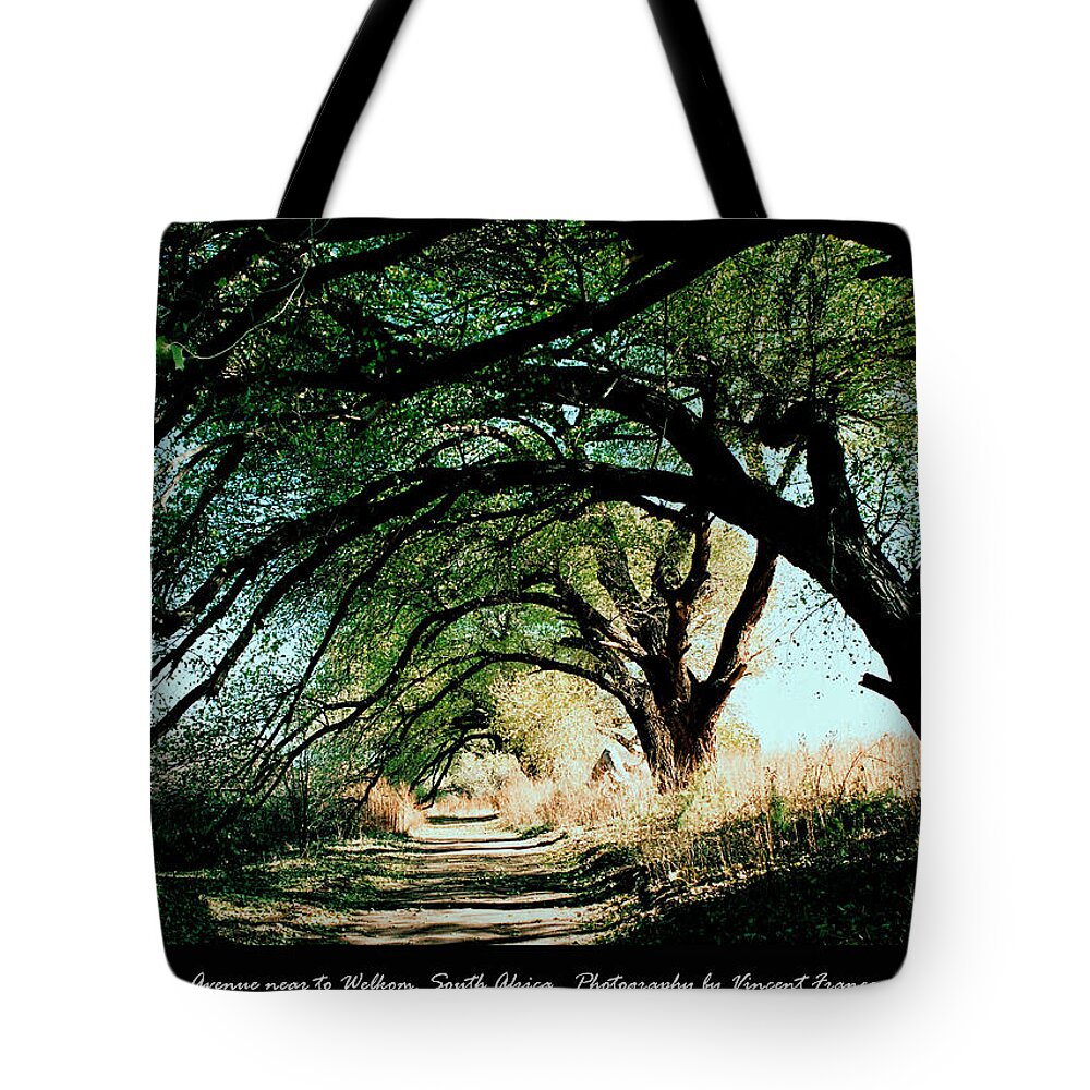 Avenue Tote Bag featuring the digital art Welkom. Come home with me by Vincent Franco