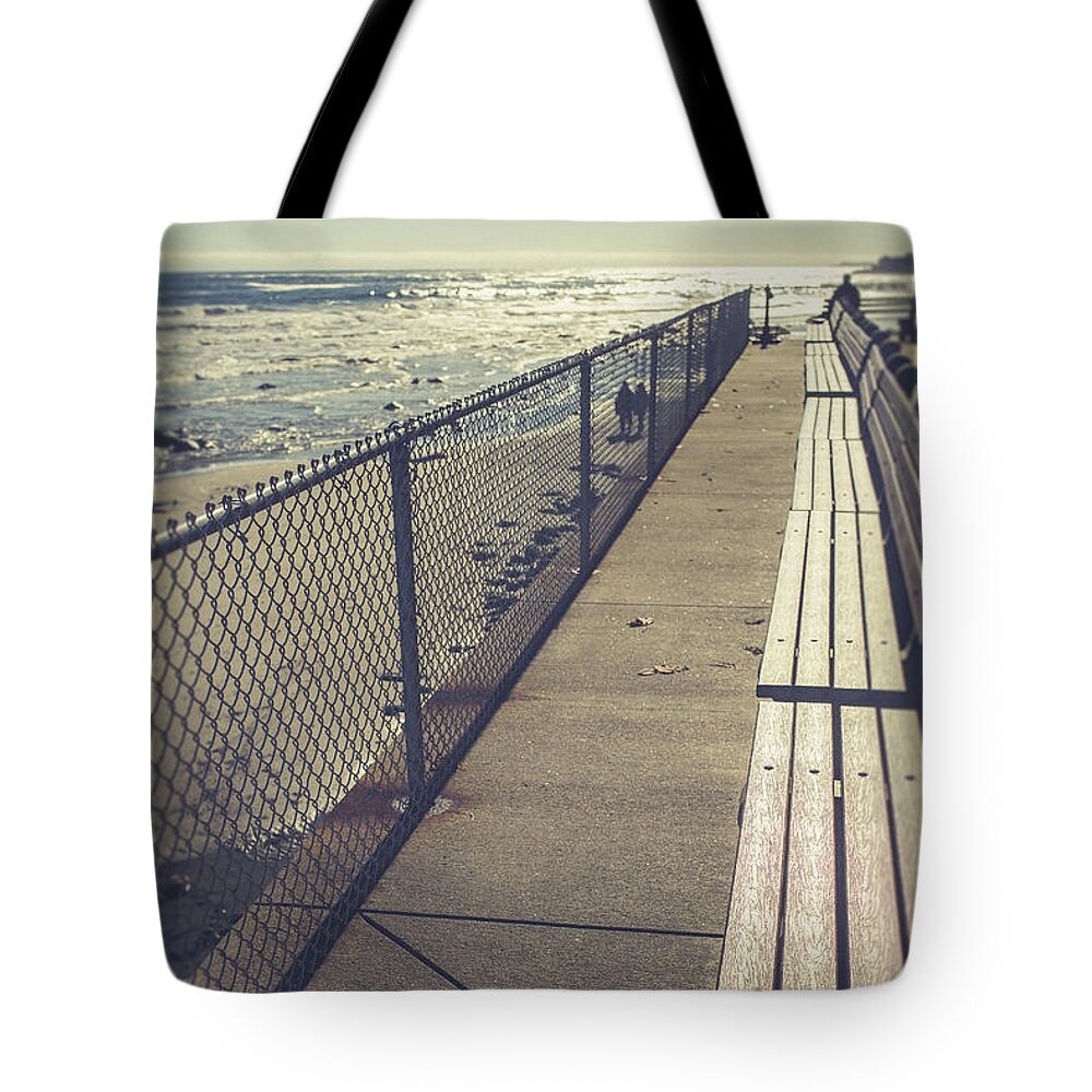 Wells Tote Bag featuring the photograph Wells Beach Maine by Edward Fielding