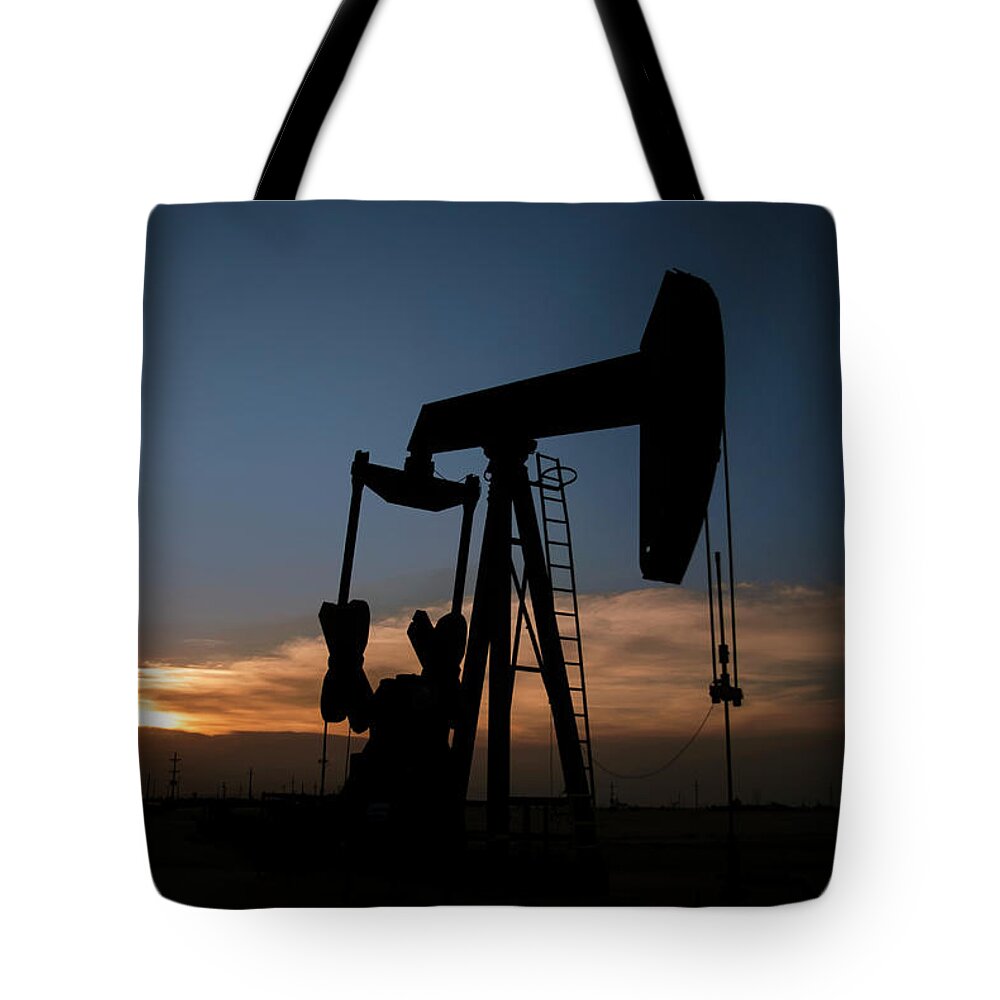 Agriculture Tote Bag featuring the photograph West Texas Sunset by Melany Sarafis