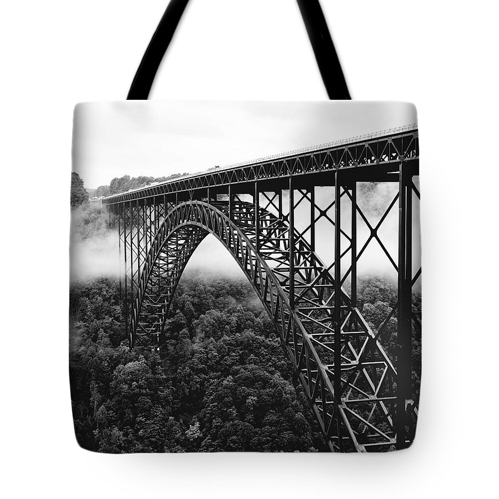 new River Gorge Bridge Tote Bag featuring the photograph West Virginia - New River Gorge Bridge by Brendan Reals