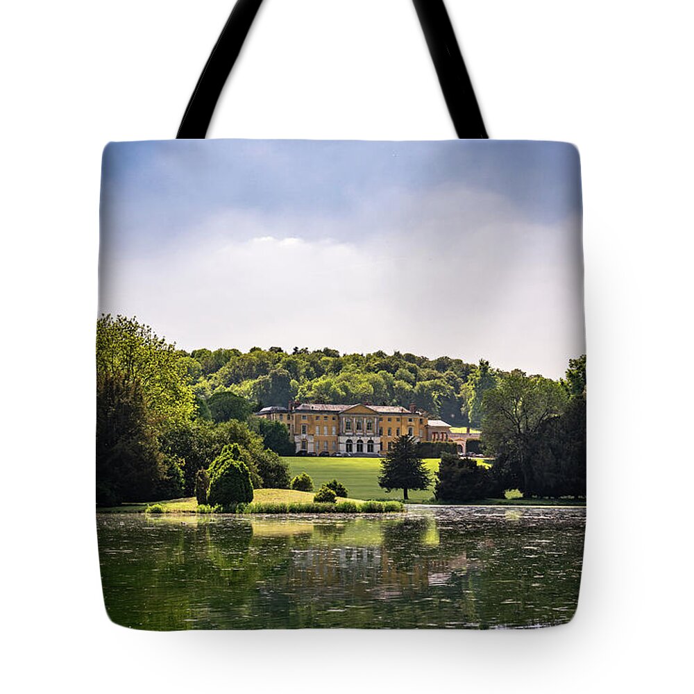 Temple Tote Bag featuring the photograph West Wycombe House by Framing Places