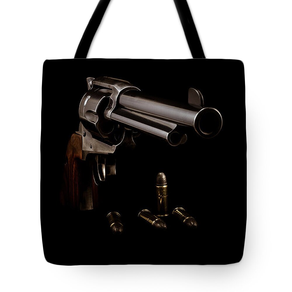 Horizontal Tote Bag featuring the photograph Western Six Shooter by Doug Long