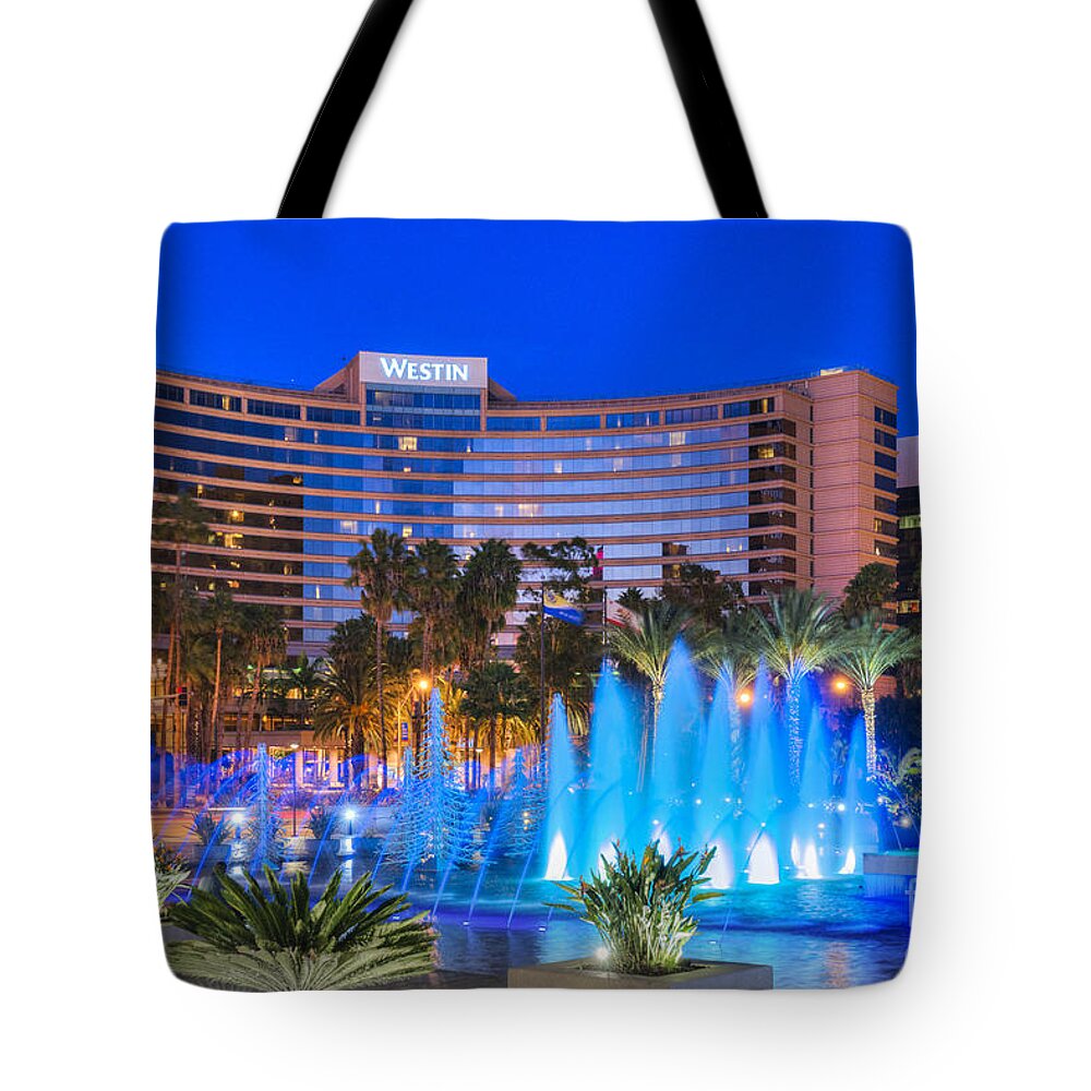 Long Beach Tote Bag featuring the photograph Westin Hotel Long Beach 2 by David Zanzinger