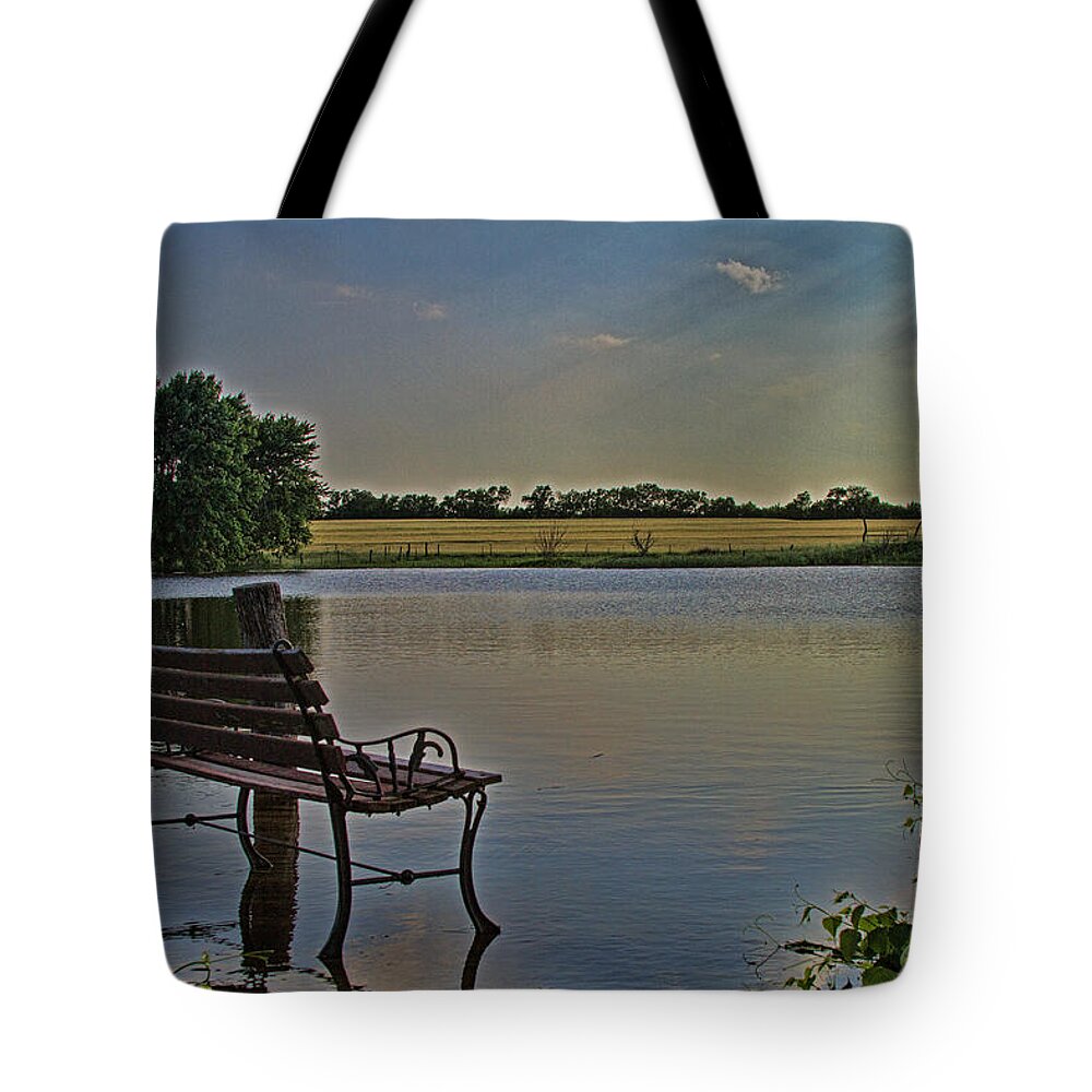 Pond Tote Bag featuring the photograph Wet Feet by Alana Thrower