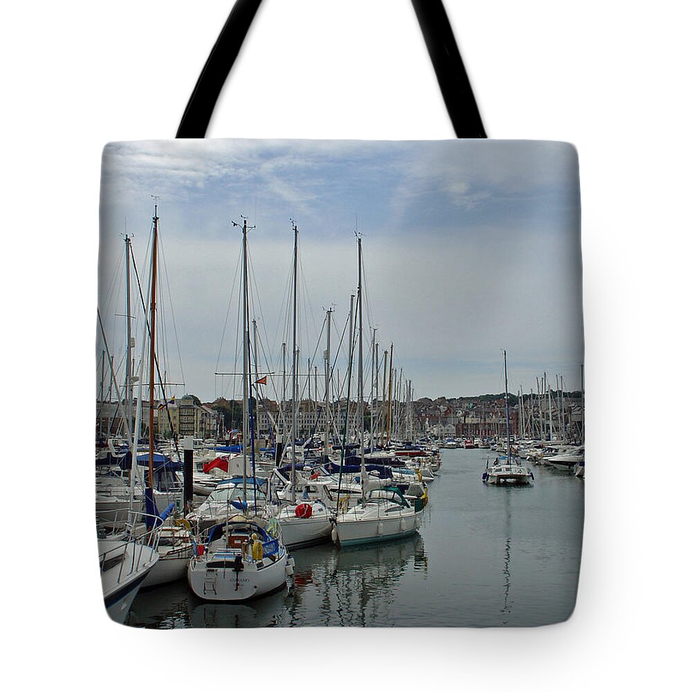Europe Tote Bag featuring the photograph Weymouth Marina by Rod Johnson