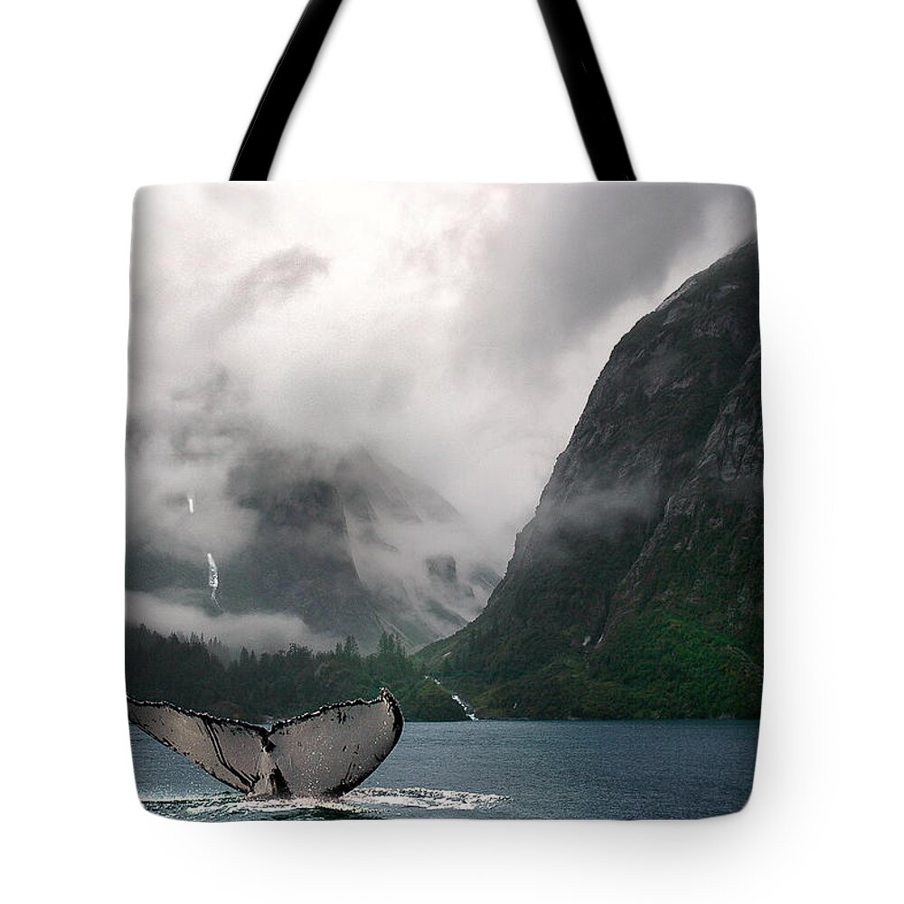 Whale Tote Bag featuring the photograph Whale's Tale by Harry Spitz