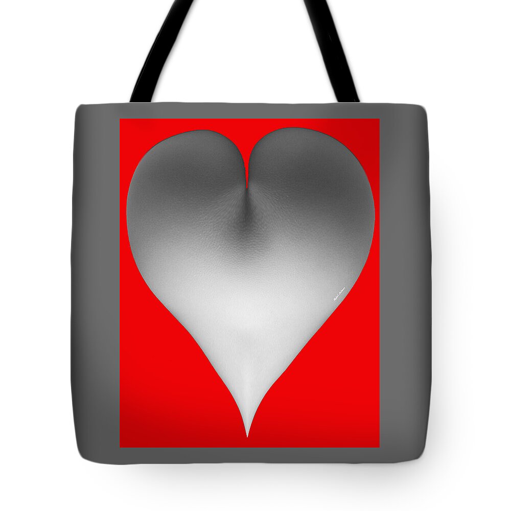 Valentines Tote Bag featuring the digital art What a Heart by Rafael Salazar