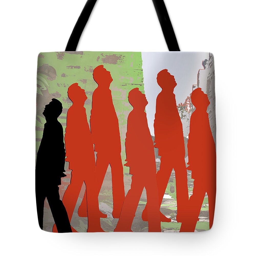 Five Tote Bag featuring the photograph What is happening by Adriana Zoon