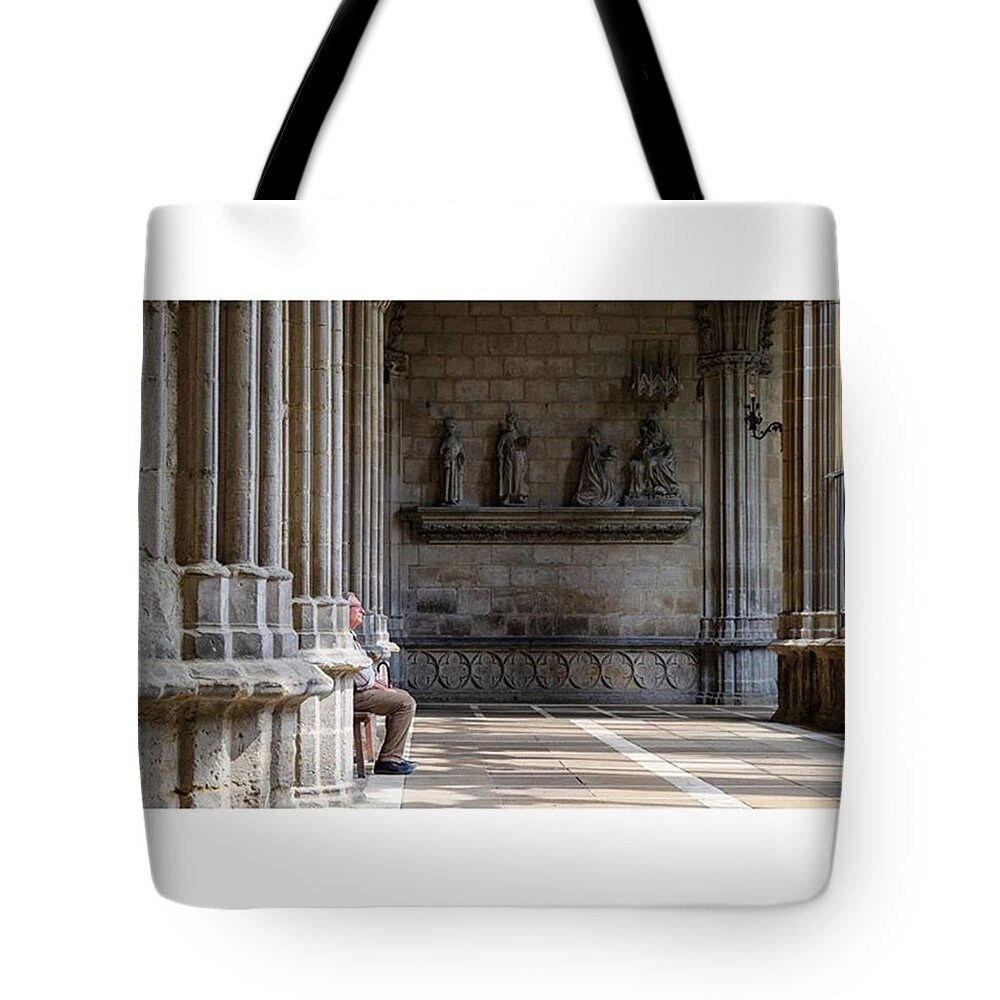 Europe Tote Bag featuring the photograph What Was He Thinking About? At The by Marcelo Valente
