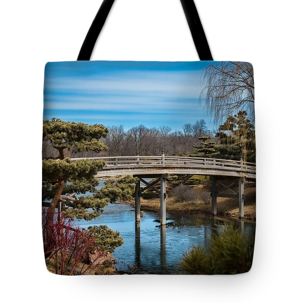 Botanic Gardens Tote Bag featuring the photograph Where is Spring? by Kathleen Scanlan