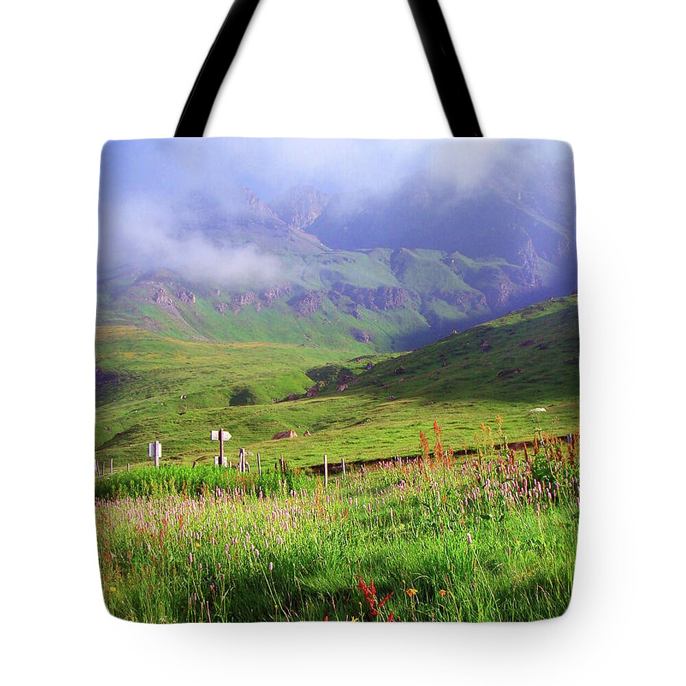 Nature Tote Bag featuring the photograph Where The Sky Begins by Jasna Dragun