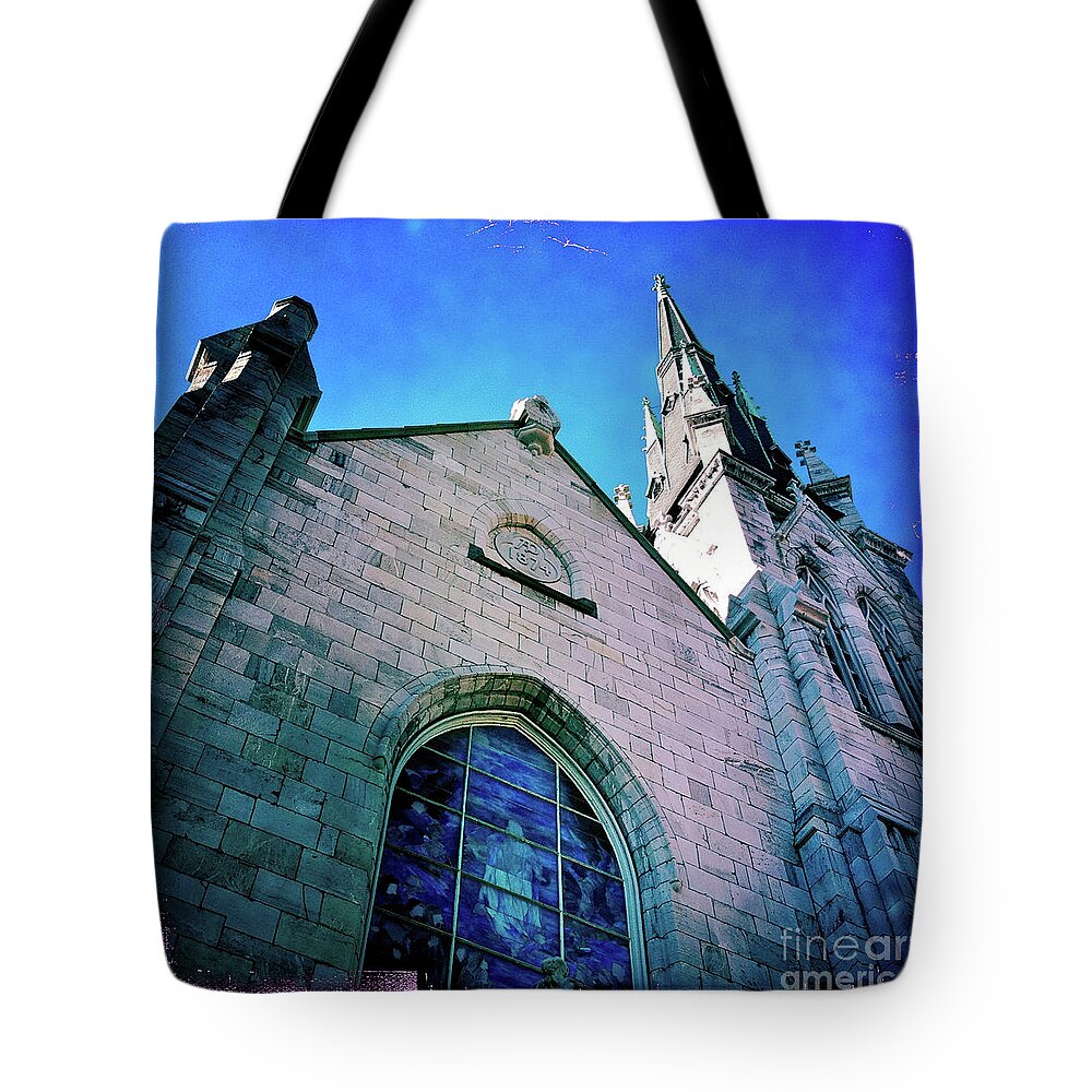 Church Tote Bag featuring the photograph Where There Is Light by Kevyn Bashore