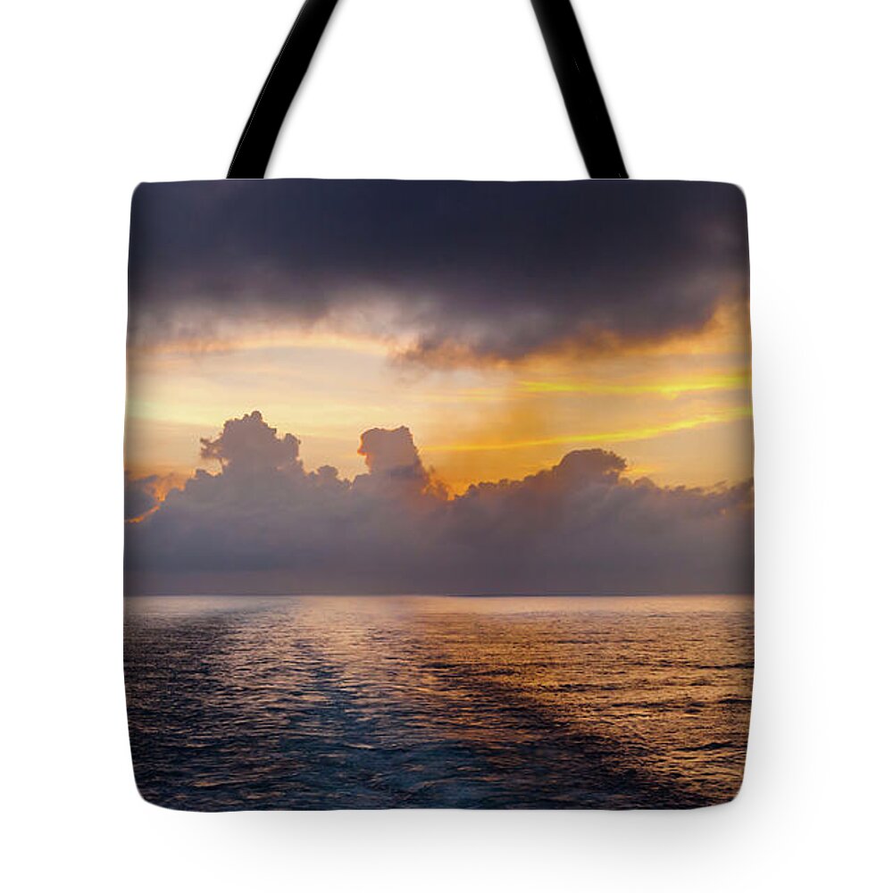 Sunsets Tote Bag featuring the photograph Where we were by Charles McCleanon