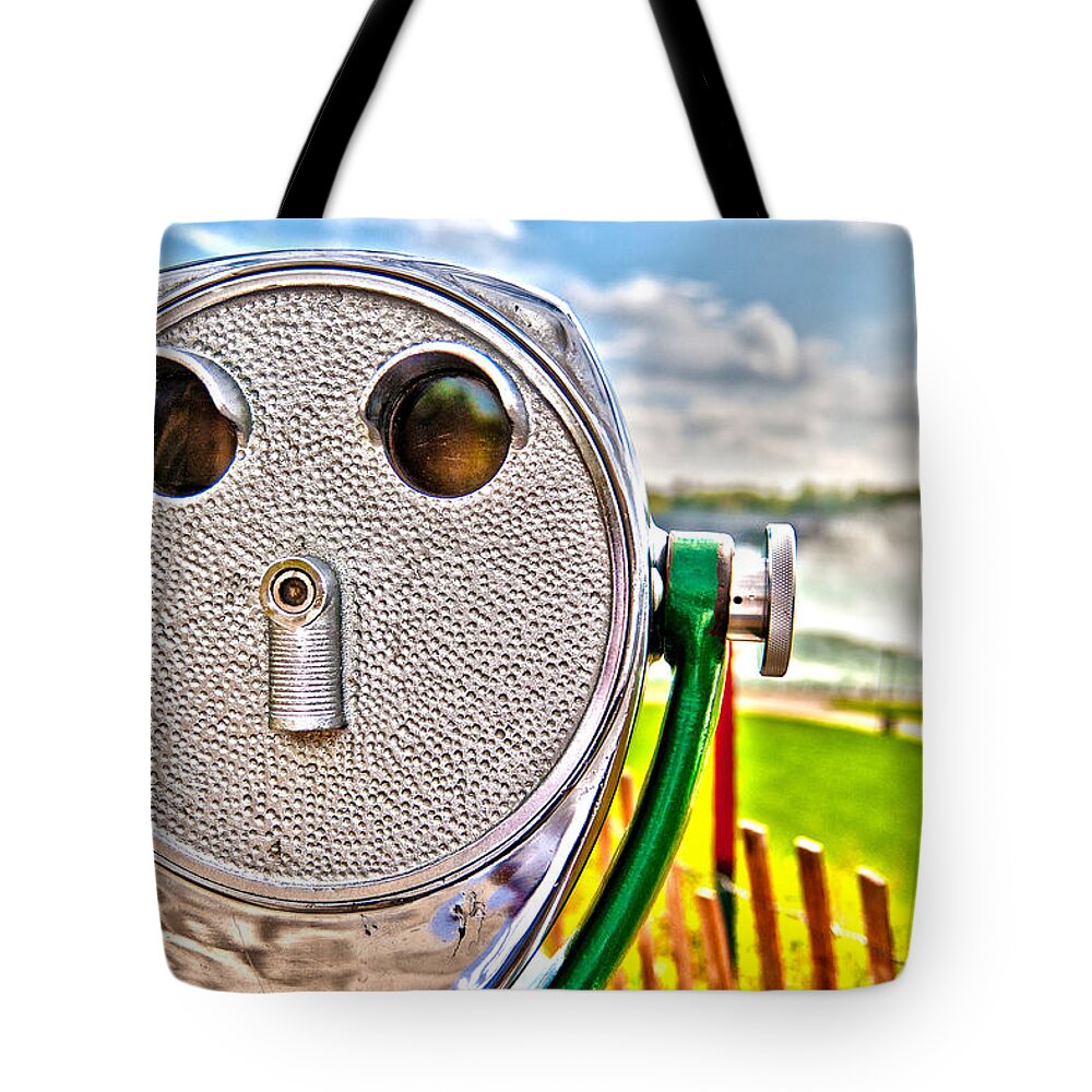Niagara Falls Tote Bag featuring the photograph Whimsical View by Keith Allen