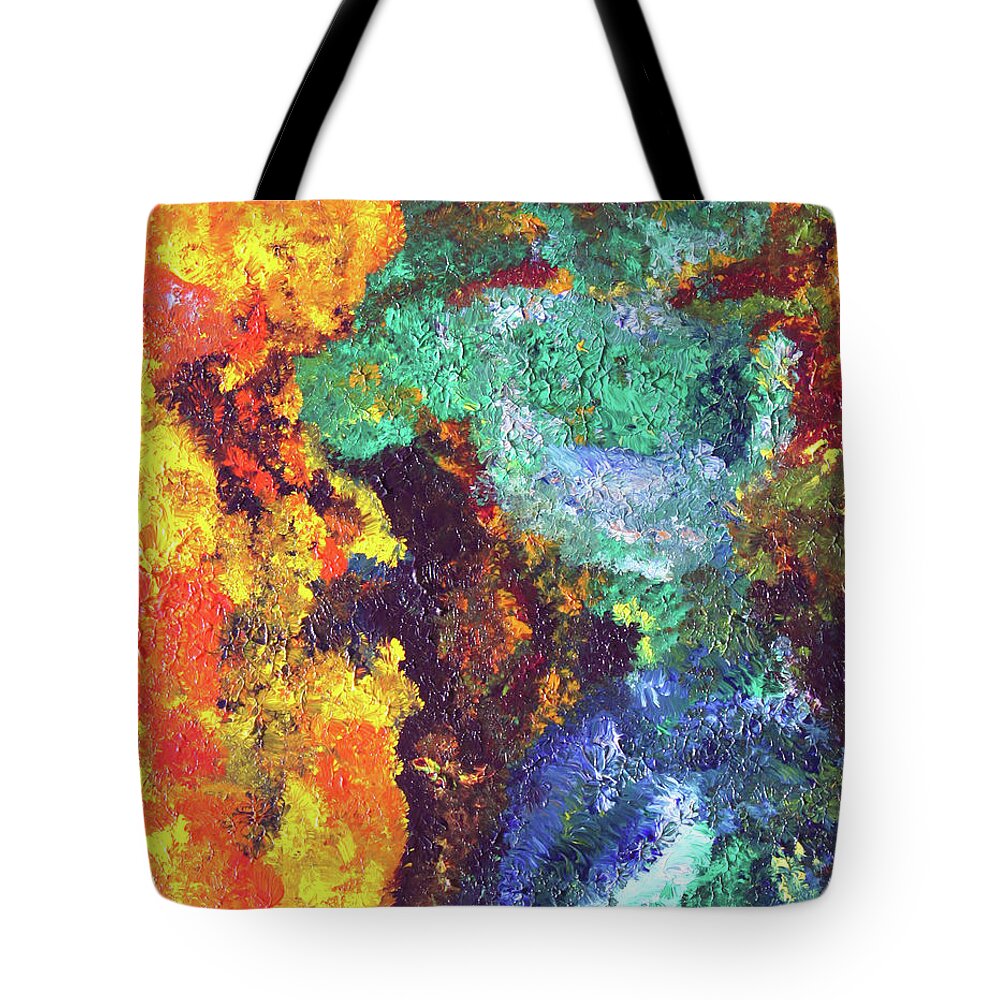 Fusionart Tote Bag featuring the painting Whispers by Ralph White