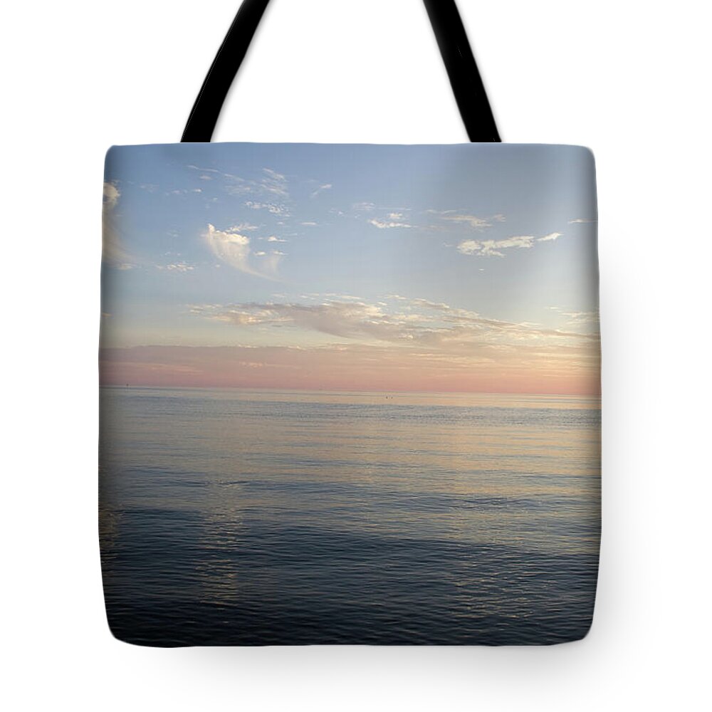 Whips Island Shimmers Tote Bag featuring the photograph Whispy Island Shimmers by Dylan Punke