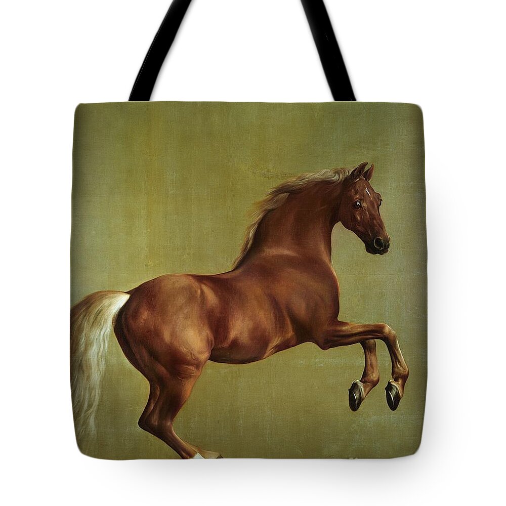 Whistlejacket Tote Bag featuring the painting Whistlejacket by George Stubbs