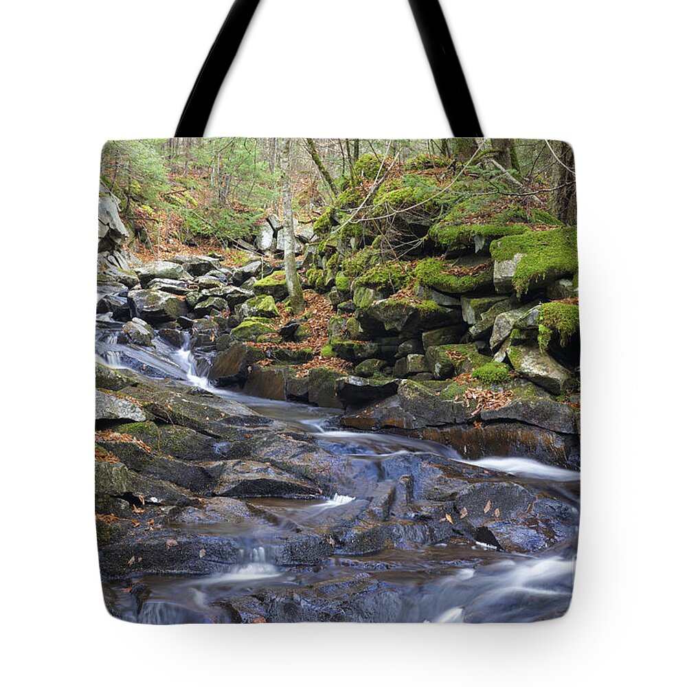 Autumn Tote Bag featuring the photograph Whitcher Brook - Benton New Hampshire by Erin Paul Donovan