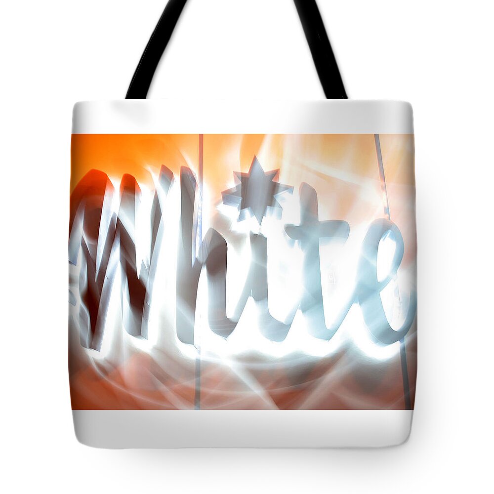 White Hot Tote Bag featuring the photograph White Hot by Ric Bascobert