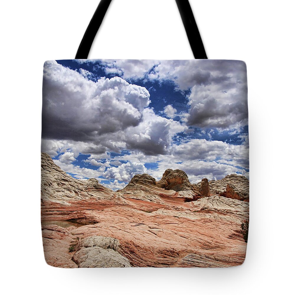 White Pocket Tote Bag featuring the photograph White Pocket # 28 by Allen Beatty