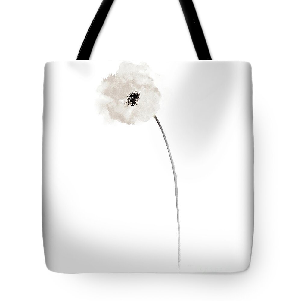 Floral Portrait Tote Bag