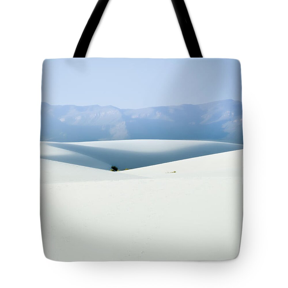 New Mexico Tote Bag featuring the photograph White Sands, New Mexico by Ron Pate