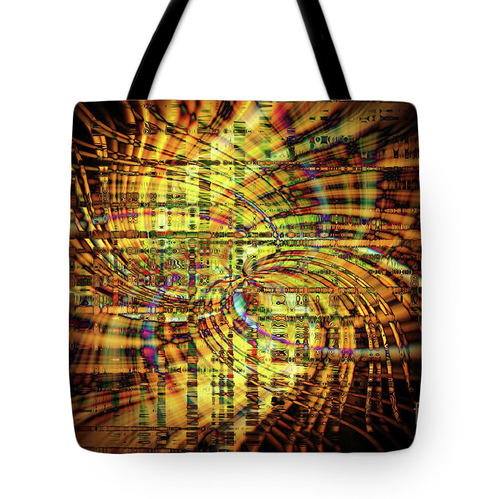 Abstract Tote Bag featuring the photograph Wigged Out by Cathy Donohoue