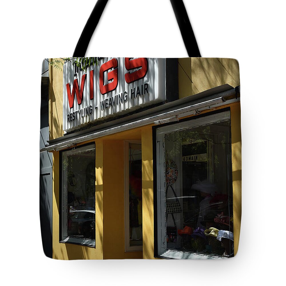 Scenic Tours Tote Bag featuring the photograph Wigs by Skip Willits