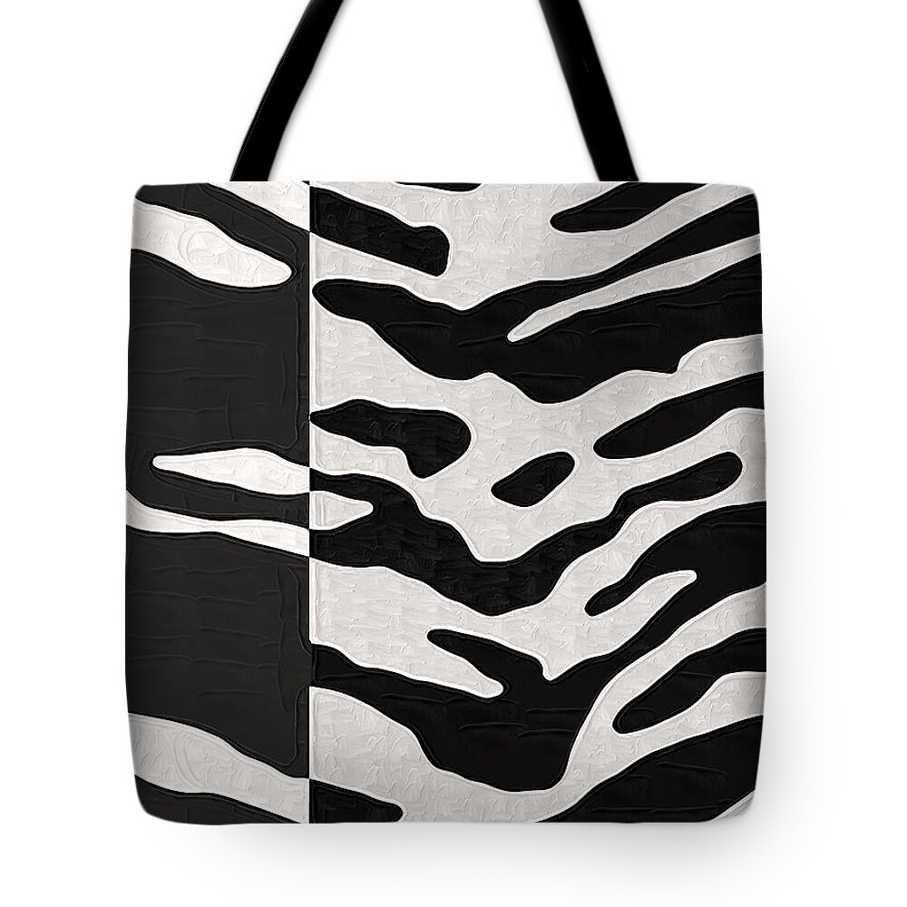 Animal Print Tote Bag featuring the painting Wild Animal Print by Mindy Sommers