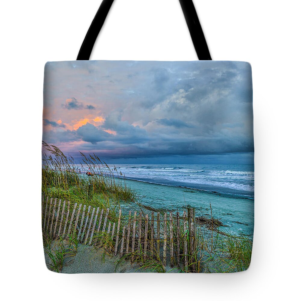 Wild Dunes Tote Bag featuring the photograph Wild Dunes Serenity by Donnie Whitaker